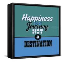 Happiness Is a Journey Not a Destination 1-Lorand Okos-Framed Stretched Canvas