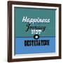 Happiness Is a Journey Not a Destination 1-Lorand Okos-Framed Art Print