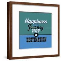 Happiness Is a Journey Not a Destination 1-Lorand Okos-Framed Art Print