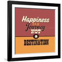 Happiness Is a Journey Not a Destination-Lorand Okos-Framed Art Print