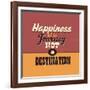 Happiness Is a Journey Not a Destination-Lorand Okos-Framed Art Print