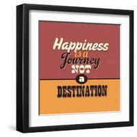 Happiness Is a Journey Not a Destination-Lorand Okos-Framed Art Print