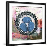 Happiness is a Warm Nest-null-Framed Art Print