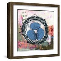 Happiness is a Warm Nest-null-Framed Art Print