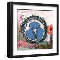 Happiness is a Warm Nest-null-Framed Art Print