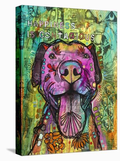 Happiness is Contagious-Dean Russo- Exclusive-Stretched Canvas