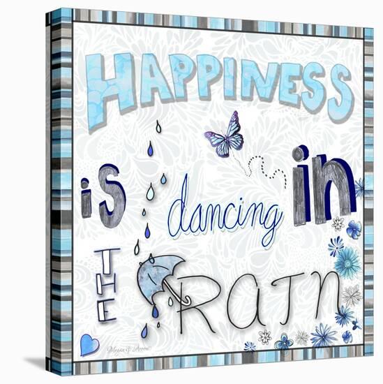 Happiness Is Dancing in the Rain-Megan Aroon Duncanson-Stretched Canvas