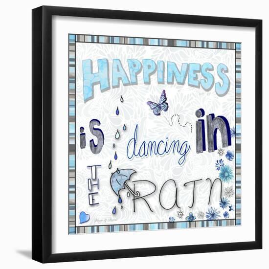 Happiness Is Dancing in the Rain-Megan Aroon Duncanson-Framed Giclee Print