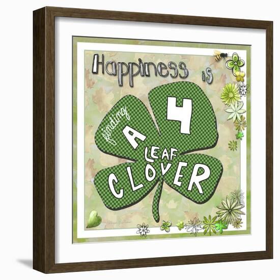 Happiness Is Finding a Four Leaf Clover-Megan Aroon Duncanson-Framed Giclee Print