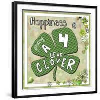 Happiness Is Finding a Four Leaf Clover-Megan Aroon Duncanson-Framed Giclee Print