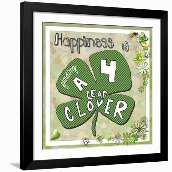 Happiness Is Finding a Four Leaf Clover-Megan Aroon Duncanson-Framed Giclee Print