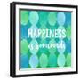 Happiness Is Homemade-Bella Dos Santos-Framed Art Print