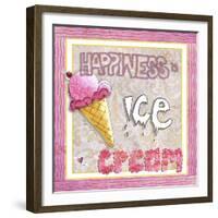 Happiness Is Ice Cream-Megan Aroon Duncanson-Framed Giclee Print