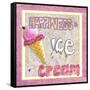 Happiness Is Ice Cream-Megan Aroon Duncanson-Framed Stretched Canvas