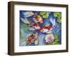 Happiness Koi Dance-Marcia Baldwin-Framed Giclee Print