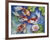 Happiness Koi Dance-Marcia Baldwin-Framed Giclee Print