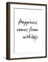 Happiness-Design Fabrikken-Framed Art Print