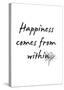 Happiness-Design Fabrikken-Stretched Canvas