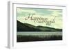 Happiness-Vintage Skies-Framed Giclee Print