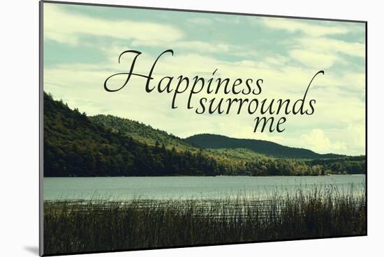 Happiness-Vintage Skies-Mounted Giclee Print