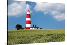 Happisburgh Lighthouse, Norfolk-Geraint Tellem-Stretched Canvas