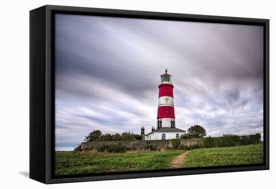 Happisburgh Lighthouse, the oldest working light in East Anglia, Happisburgh, Norfolk, UK-Nadia Isakova-Framed Stretched Canvas