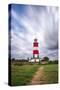 Happisburgh Lighthouse, the oldest working light in East Anglia, Happisburgh, Norfolk, UK-Nadia Isakova-Stretched Canvas