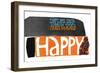 Happy 4-null-Framed Premium Giclee Print