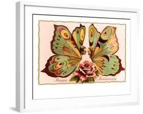 Happy Anniversary, Butterfly People-null-Framed Art Print