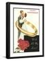 Happy Anniversary, Couple in Wedding Band-null-Framed Art Print