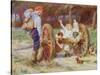 Happy as the Days are Long-Frederick Morgan-Stretched Canvas