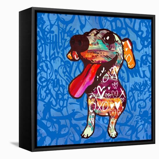 Happy Barks!-Evangeline Taylor-Framed Stretched Canvas