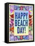 Happy Beach Day-Kimura Designs-Framed Stretched Canvas