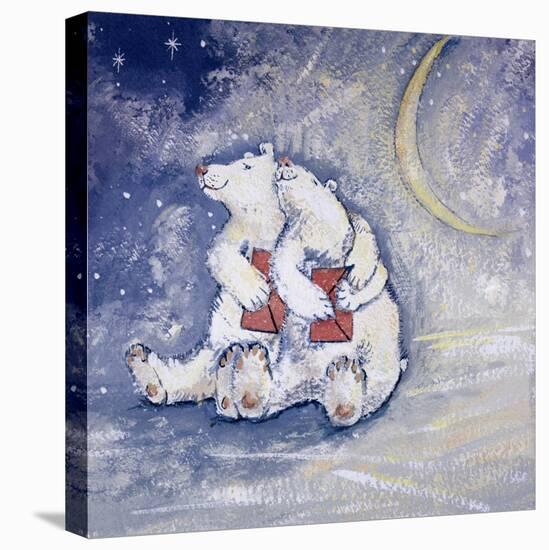 Happy Bears-David Cooke-Stretched Canvas