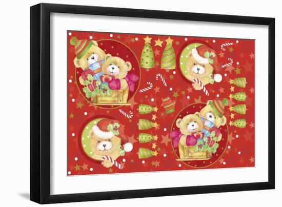 Happy Bears-Maria Trad-Framed Giclee Print