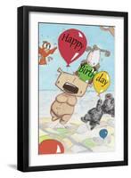 Happy Birthday 1-Miguel Balbás-Framed Giclee Print