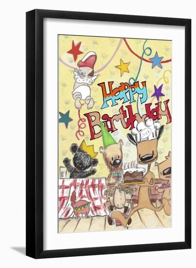 Happy Birthday 2-Miguel Balbás-Framed Giclee Print