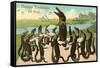 Happy Birthday, Alligator Chorus-null-Framed Stretched Canvas