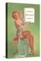 Happy Birthday Baby, Pin-Up Holding Book-null-Stretched Canvas