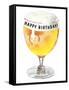 Happy Birthday Beer-null-Framed Stretched Canvas