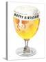 Happy Birthday Beer-null-Stretched Canvas