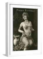 Happy Birthday, Belly Dancer-null-Framed Art Print