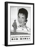 Happy Birthday Big Girl-null-Framed Art Print