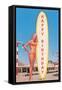 Happy Birthday, Blonde with Long Board-null-Framed Stretched Canvas
