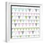 Happy Birthday Bunting Girl-Joanne Paynter Design-Framed Giclee Print