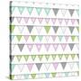 Happy Birthday Bunting Girl-Joanne Paynter Design-Stretched Canvas