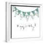 Happy Birthday Bunting-Elizabeth Rider-Framed Giclee Print