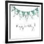 Happy Birthday Bunting-Elizabeth Rider-Framed Giclee Print