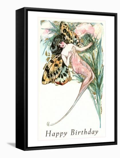 Happy Birthday, Butterfly Lady-null-Framed Stretched Canvas