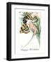 Happy Birthday, Butterfly Lady-null-Framed Art Print